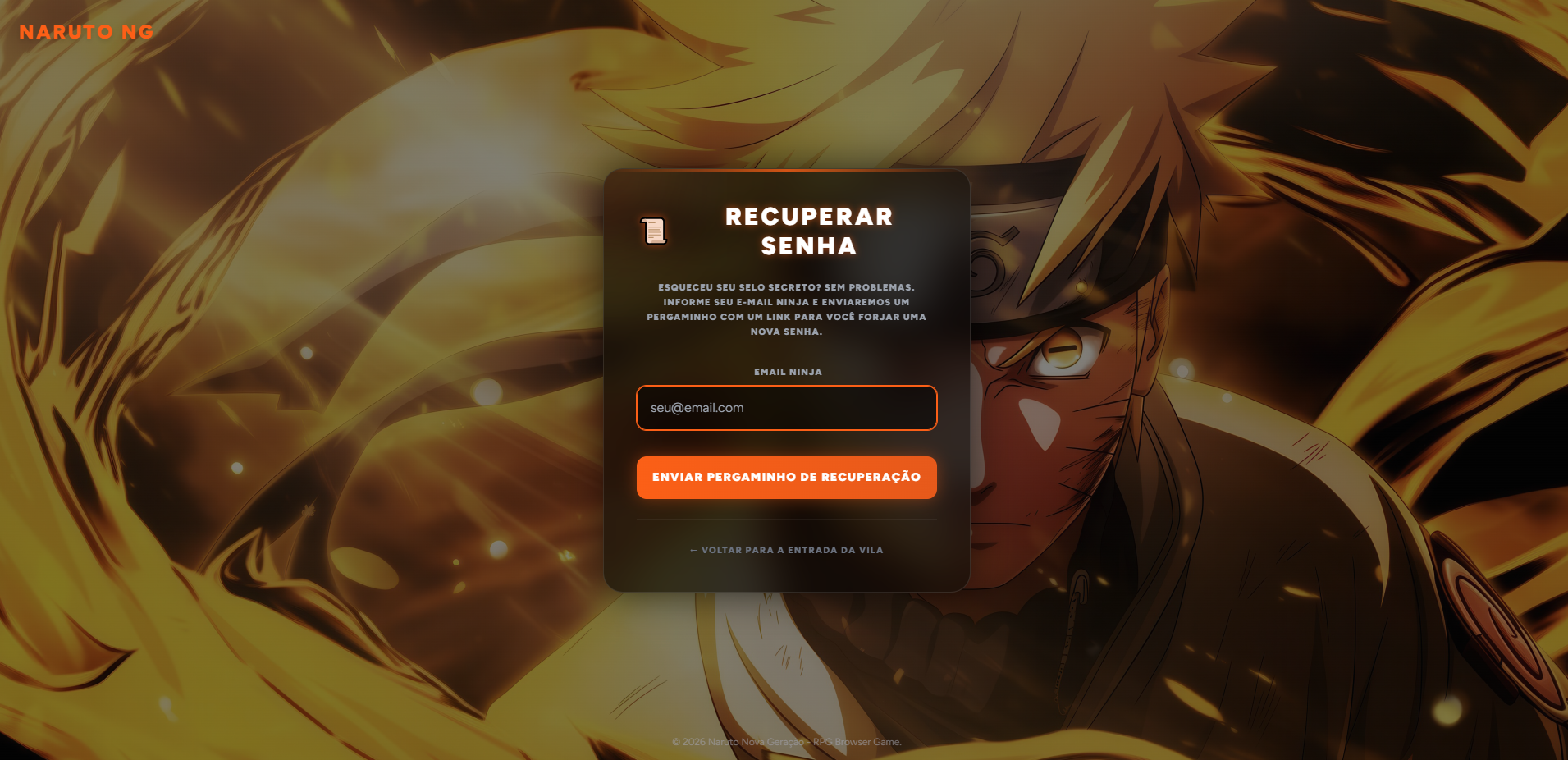 Recuperação de Senha